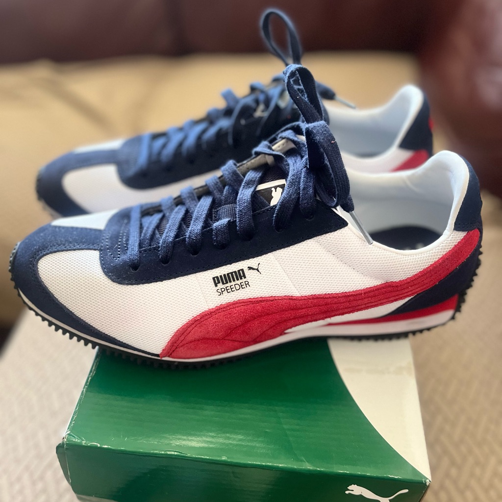 Puma Speeder Mesh White -Ribbon Red- Peacoat